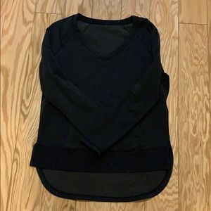 Lululemon pullover V neck sweater size 12